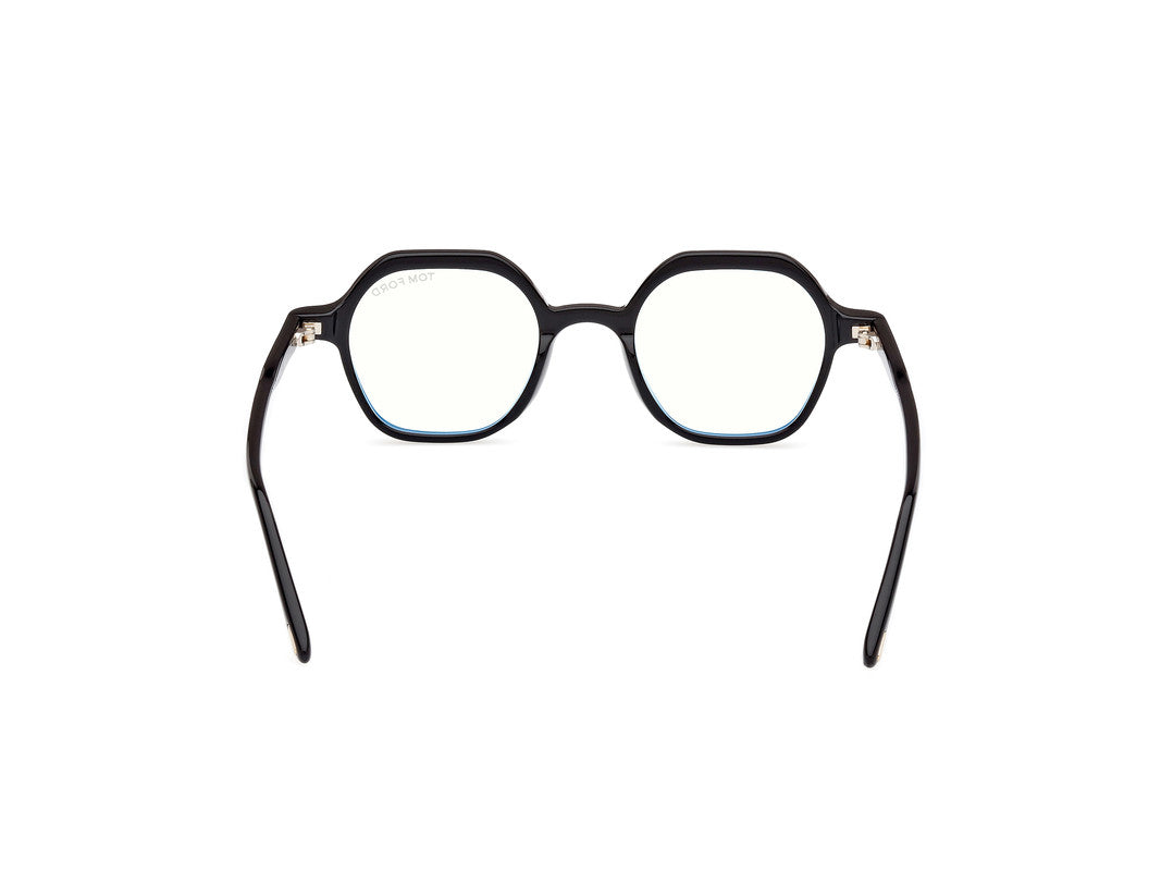 Shiny Black Male Glasses Tom Ford 889214443434