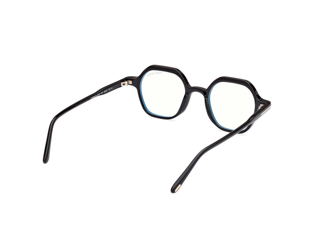 Shiny Black Male Glasses Tom Ford 889214443434