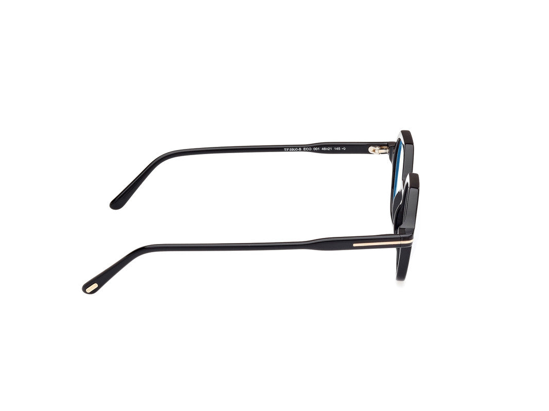 Shiny Black Male Glasses Tom Ford 889214443434