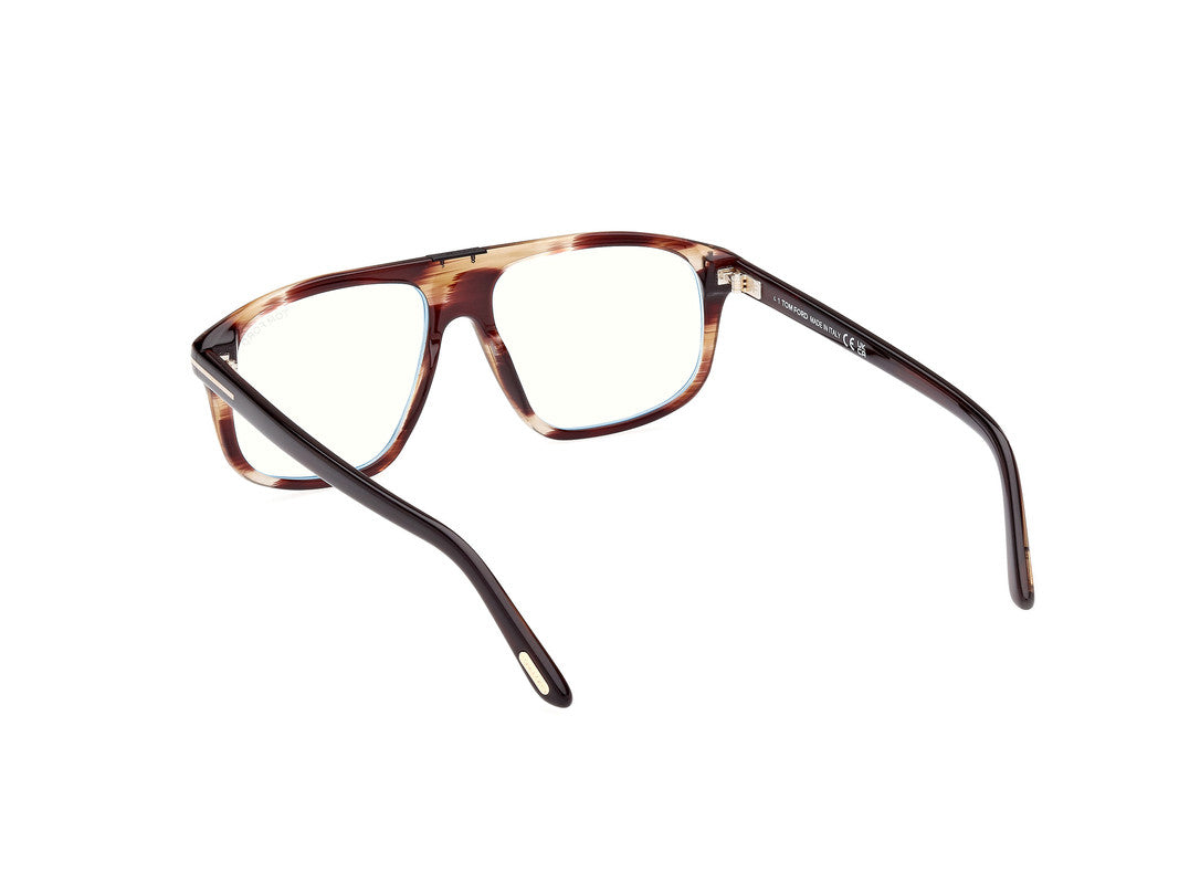 Light Brown/Striped Male Glasses Tom Ford 889214443465