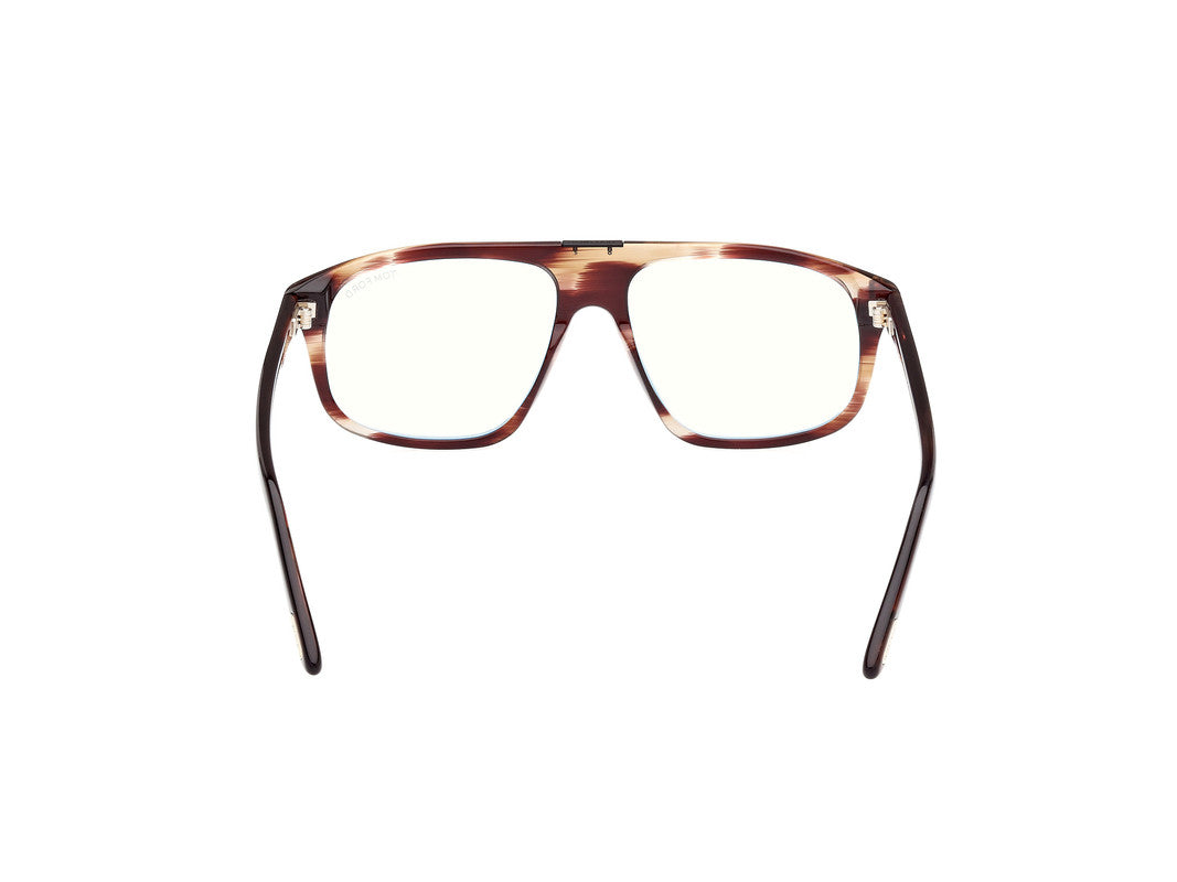 Light Brown/Striped Male Glasses Tom Ford 889214443465