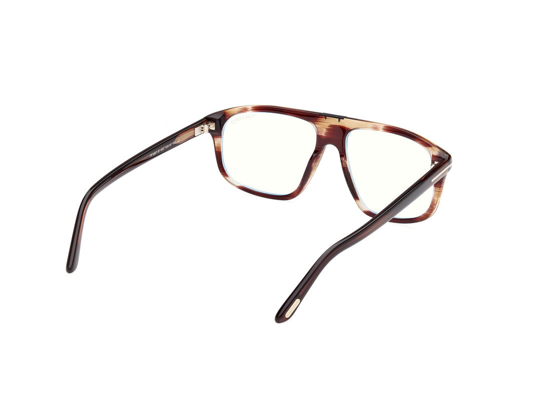 Light Brown/Striped Male Glasses Tom Ford 889214443465