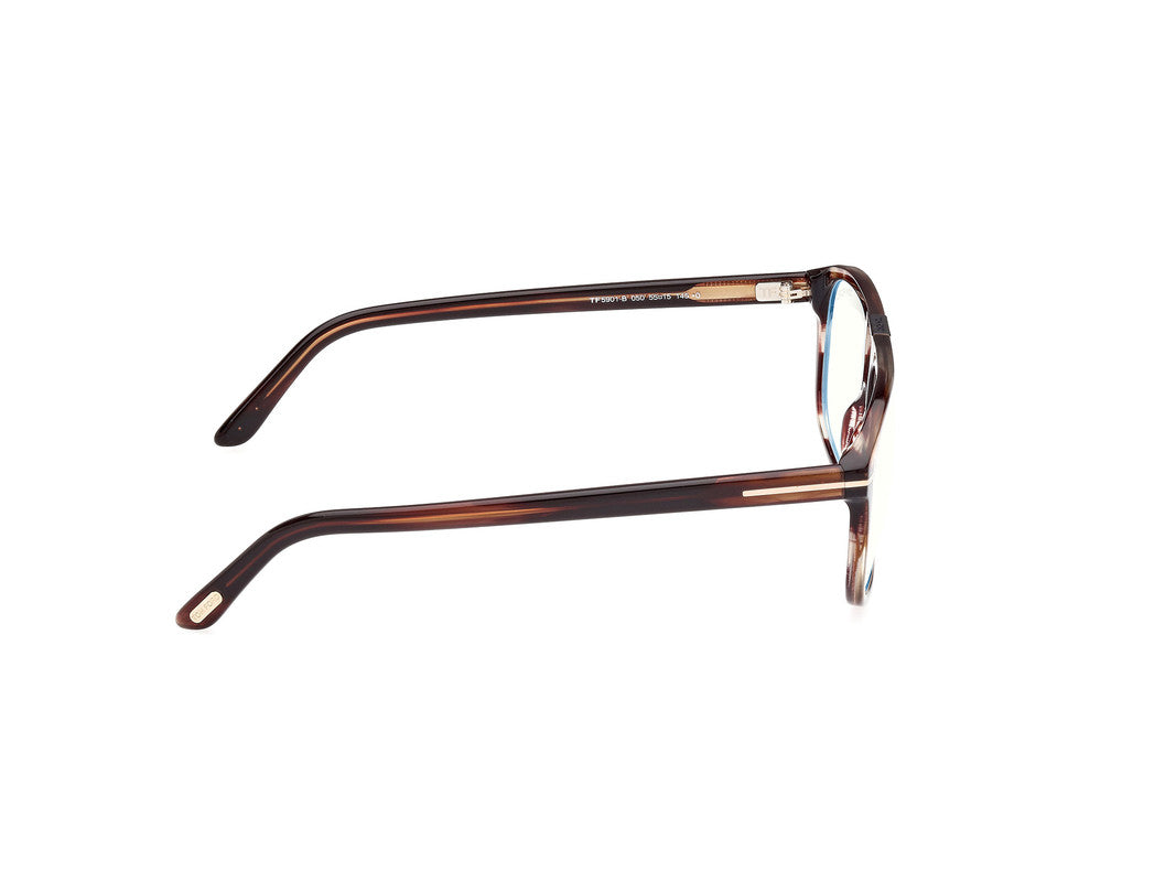 Light Brown/Striped Male Glasses Tom Ford 889214443465