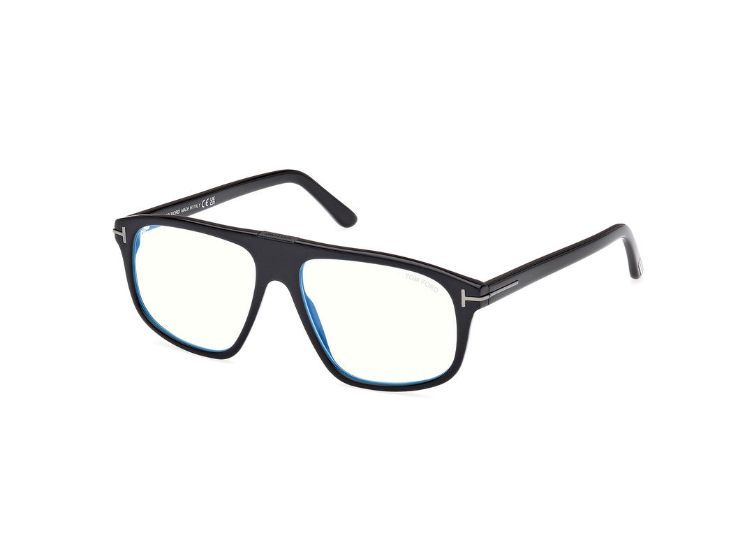 Shiny Black Male Glasses Tom Ford 889214443489