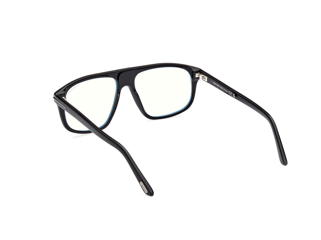 Shiny Black Male Glasses Tom Ford 889214443489