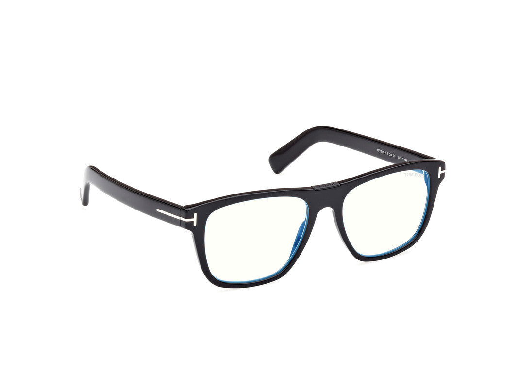 Shiny Black Male Glasses Tom Ford 889214462404