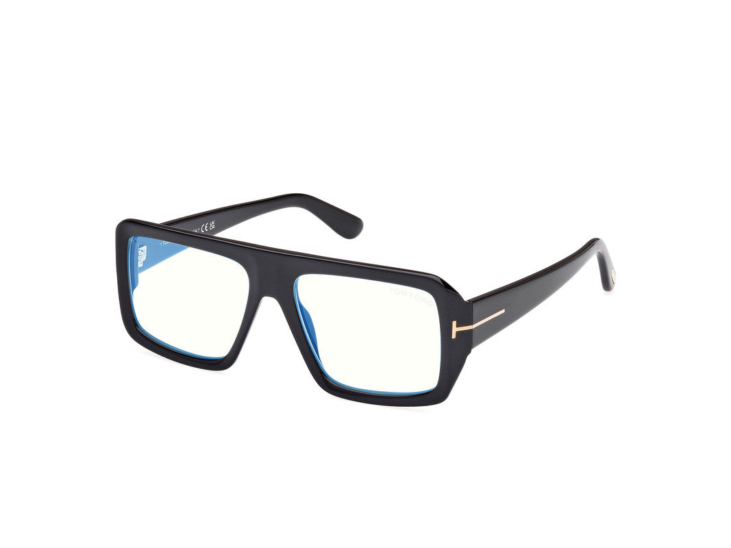 Shiny Black Male Glasses Tom Ford 889214443540