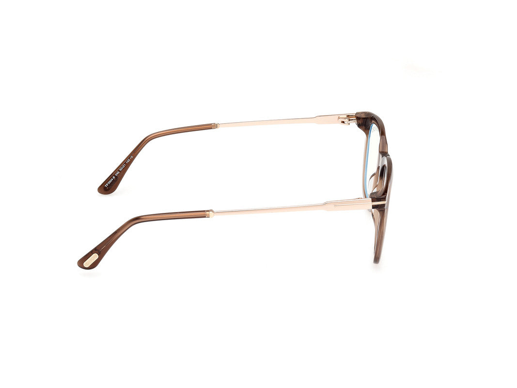 Shiny Light Brown Male Glasses Tom Ford 889214443595