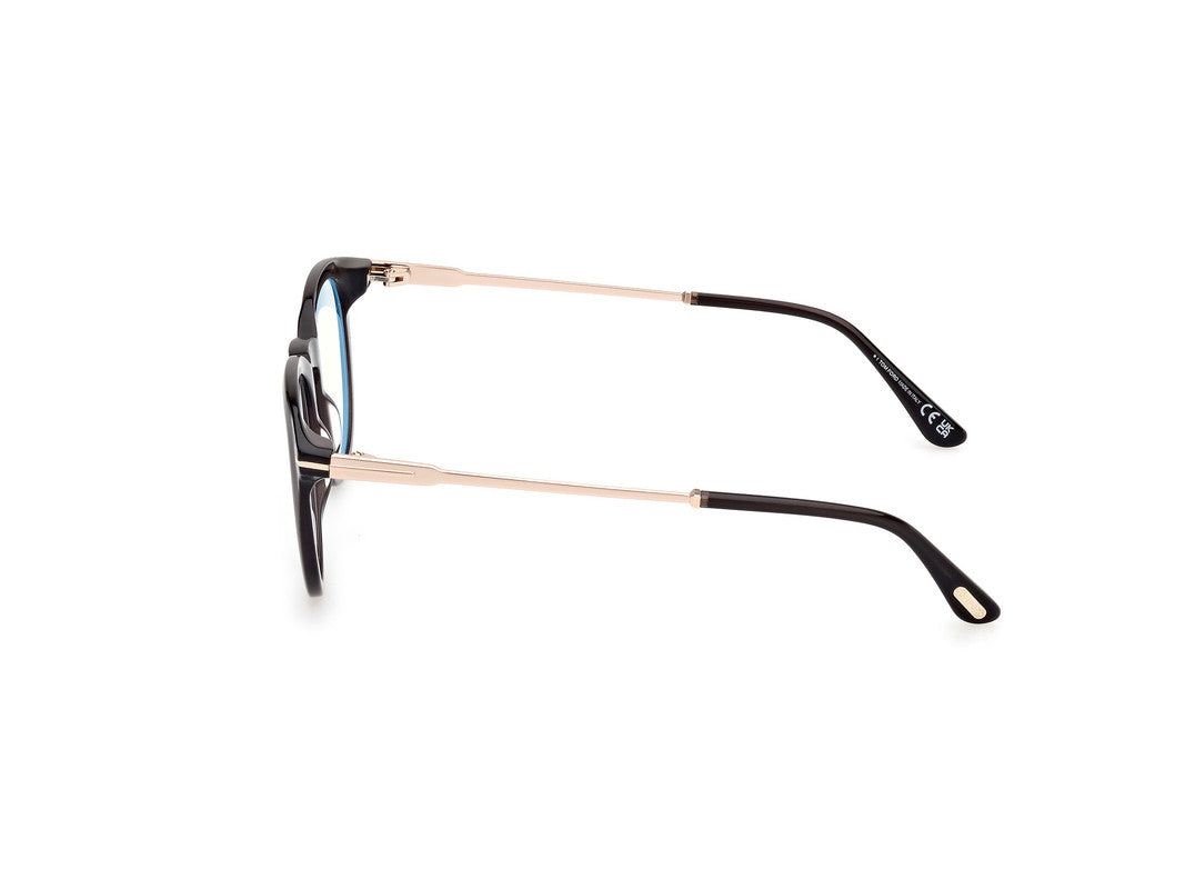 Shiny Black Male Glasses Tom Ford 889214443618