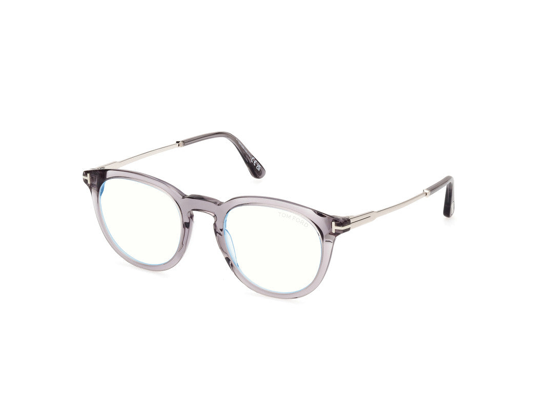 Shiny Grey Male Glasses Tom Ford 889214443625