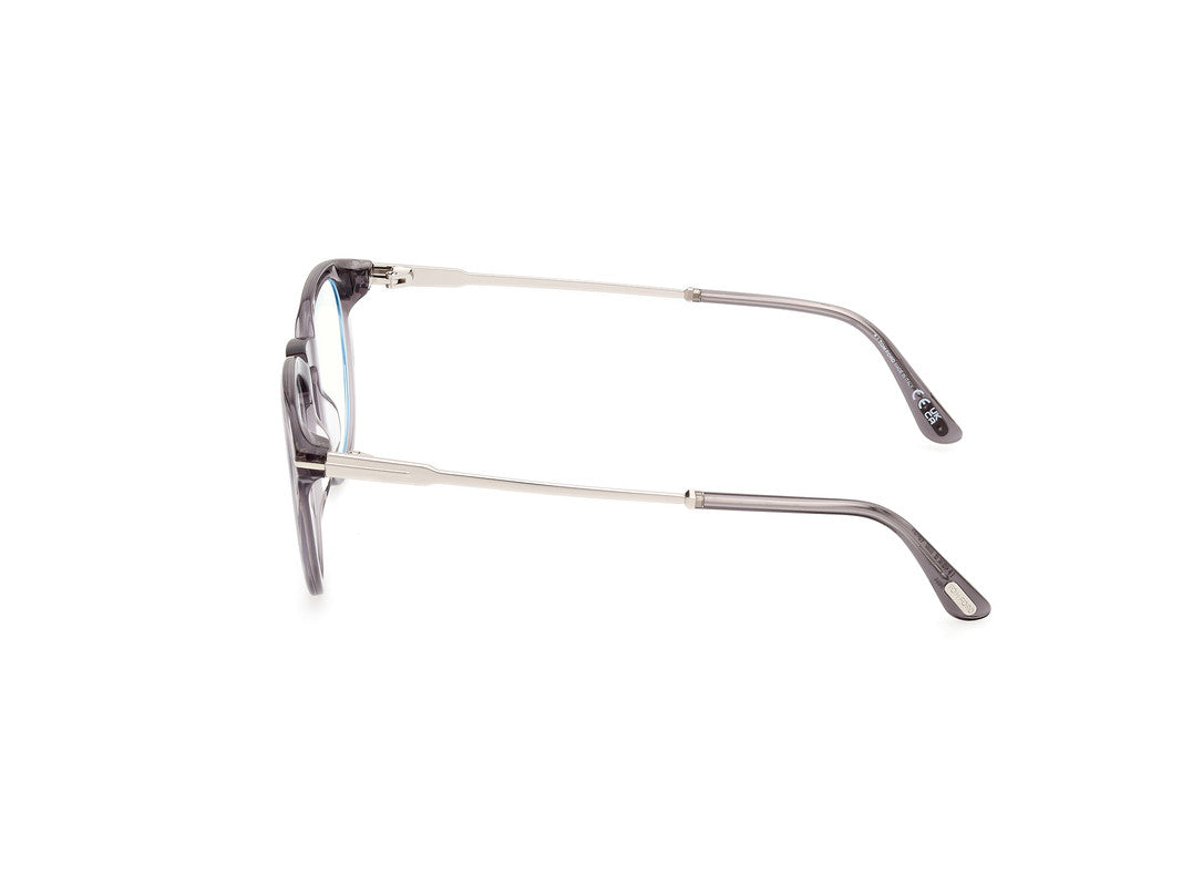 Shiny Grey Male Glasses Tom Ford 889214443625