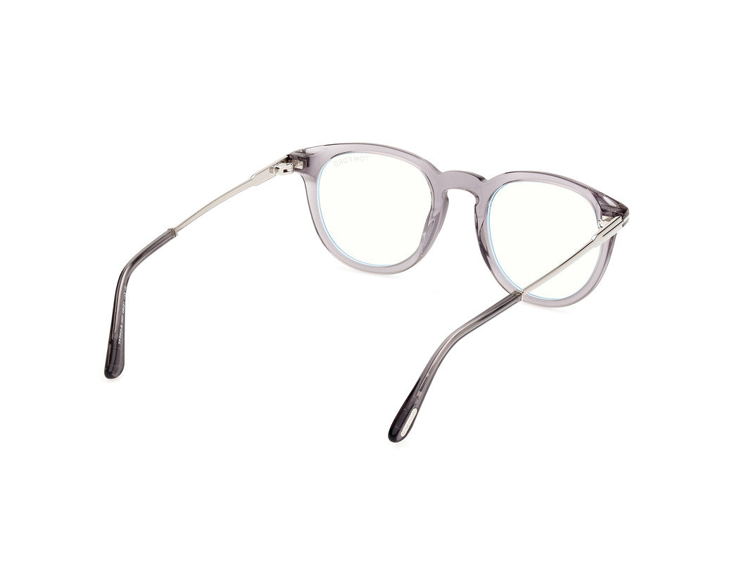 Shiny Grey Male Glasses Tom Ford 889214443625