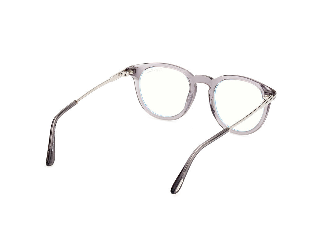 Shiny Grey Male Glasses Tom Ford 889214443625