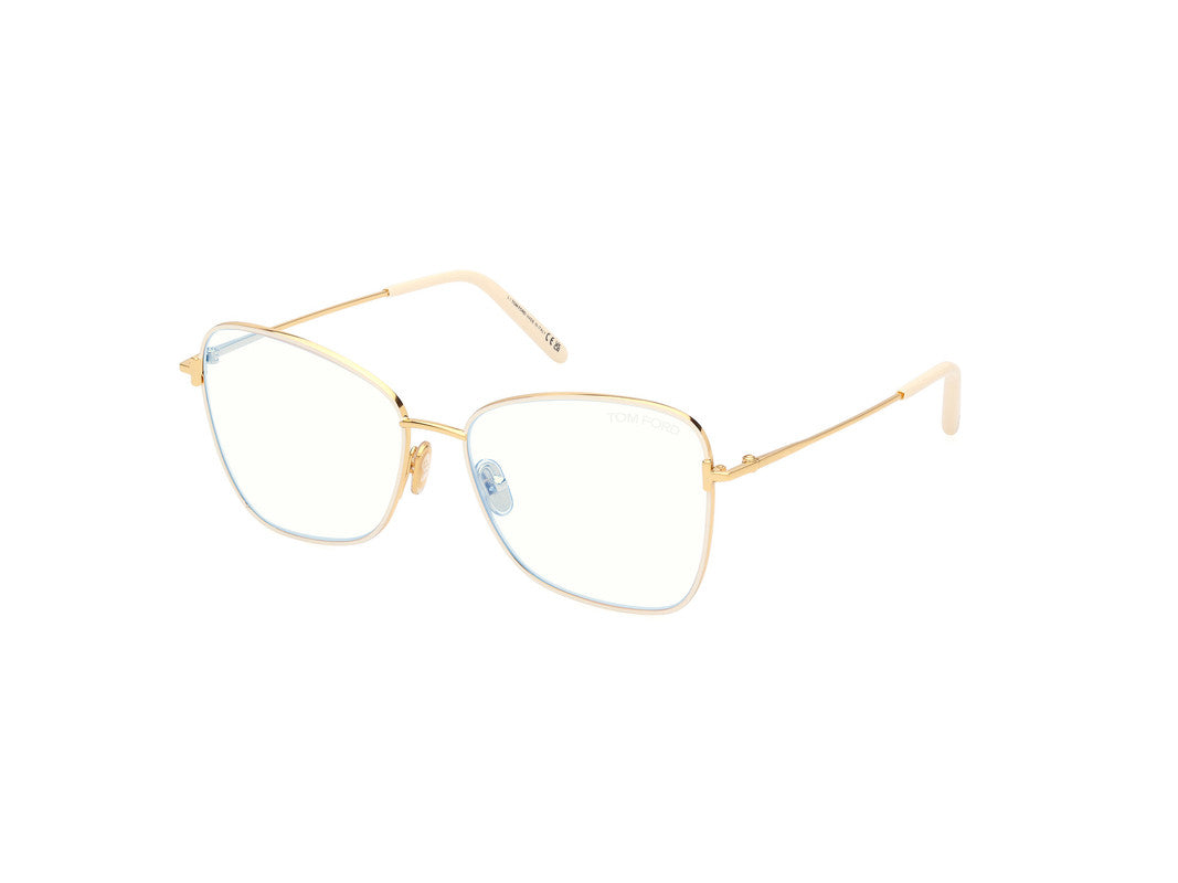 Shiny Ivory Male Glasses Tom Ford 889214443663