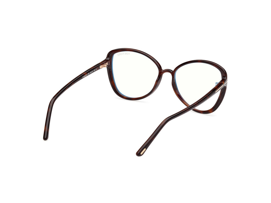 Dark Havana Female Glasses Tom Ford 889214443700