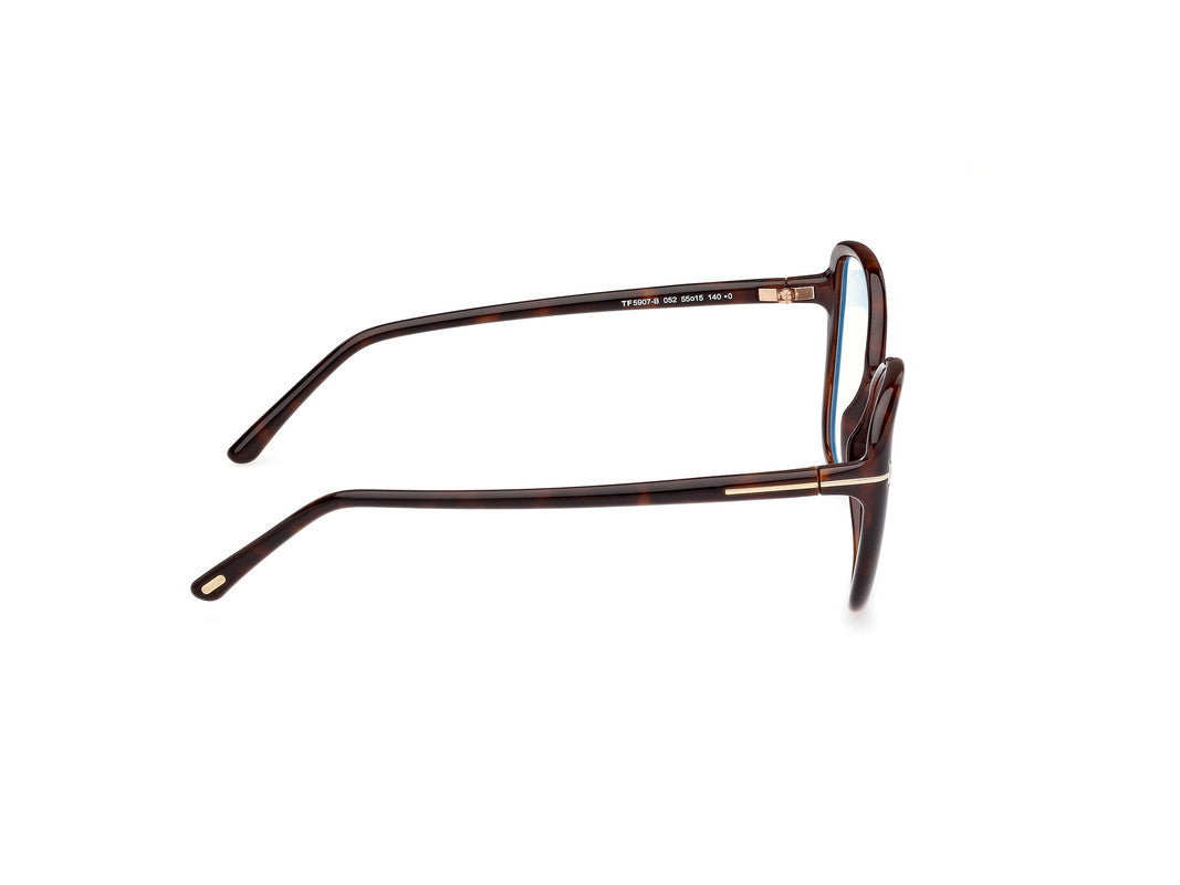 Dark Havana Female Glasses Tom Ford 889214443700