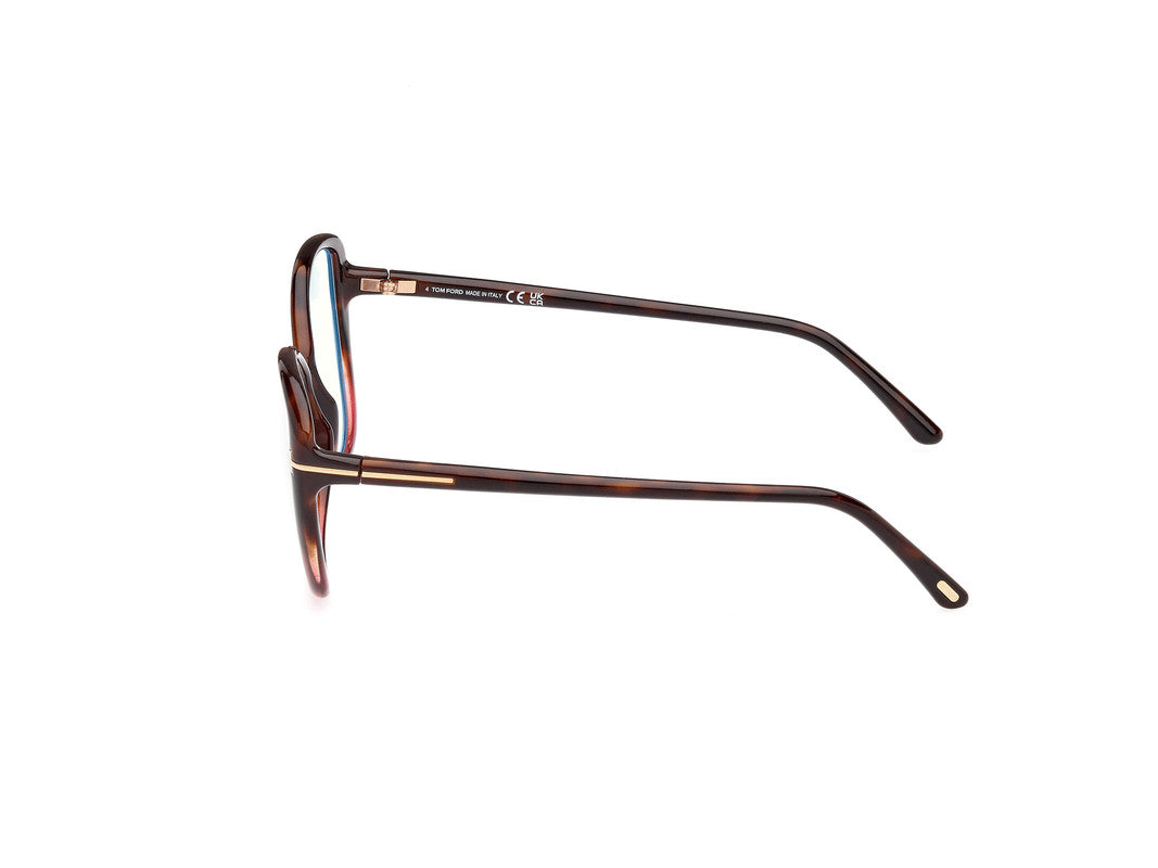 Coloured Havana Female Glasses Tom Ford 889214443717