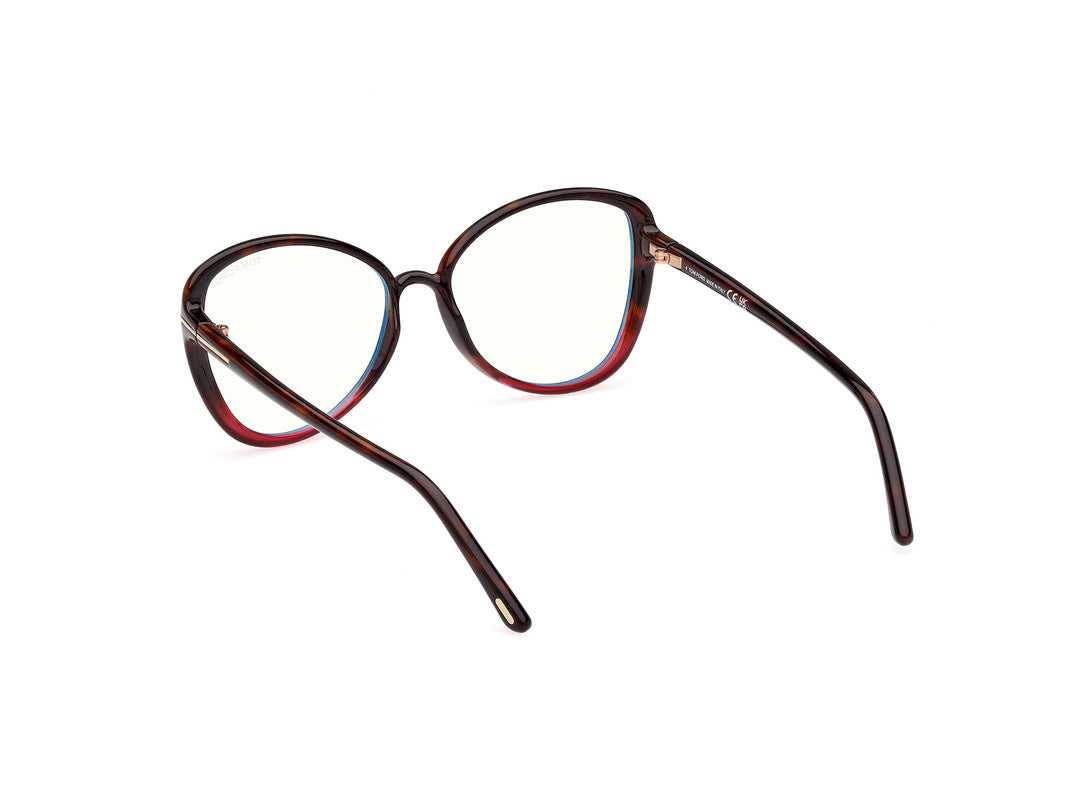 Coloured Havana Female Glasses Tom Ford 889214443717