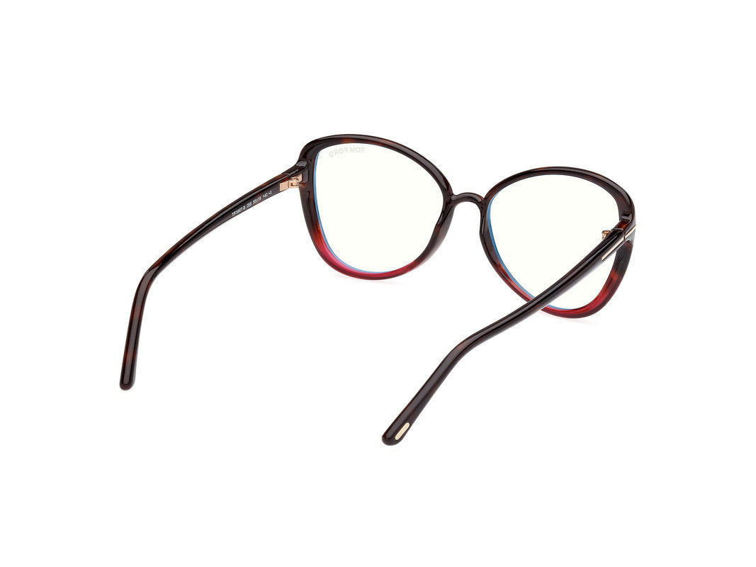 Coloured Havana Female Glasses Tom Ford 889214443717