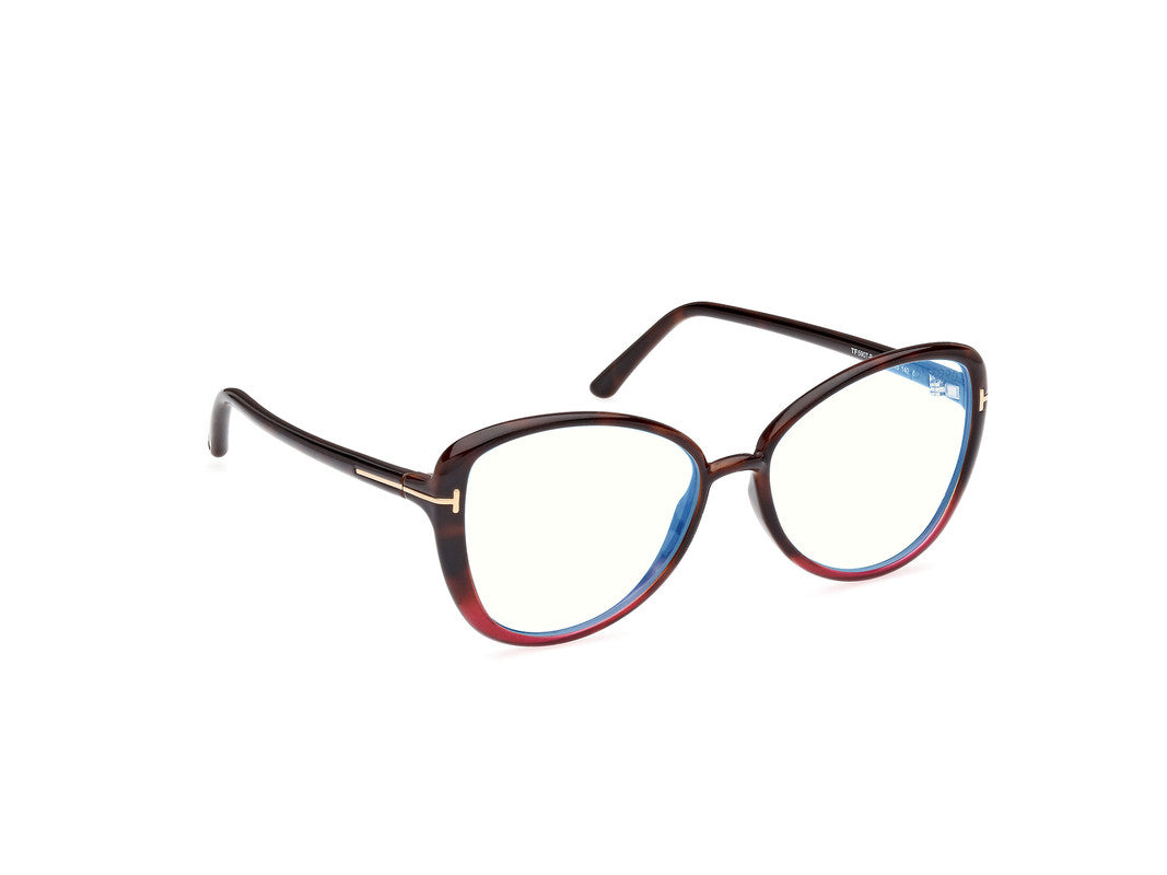 Coloured Havana Female Glasses Tom Ford 889214443717