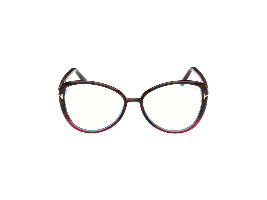 Coloured Havana Female Glasses Tom Ford 889214443717