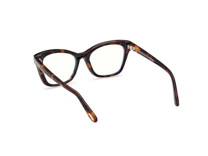 Dark Havana Female Glasses Tom Ford 889214453303