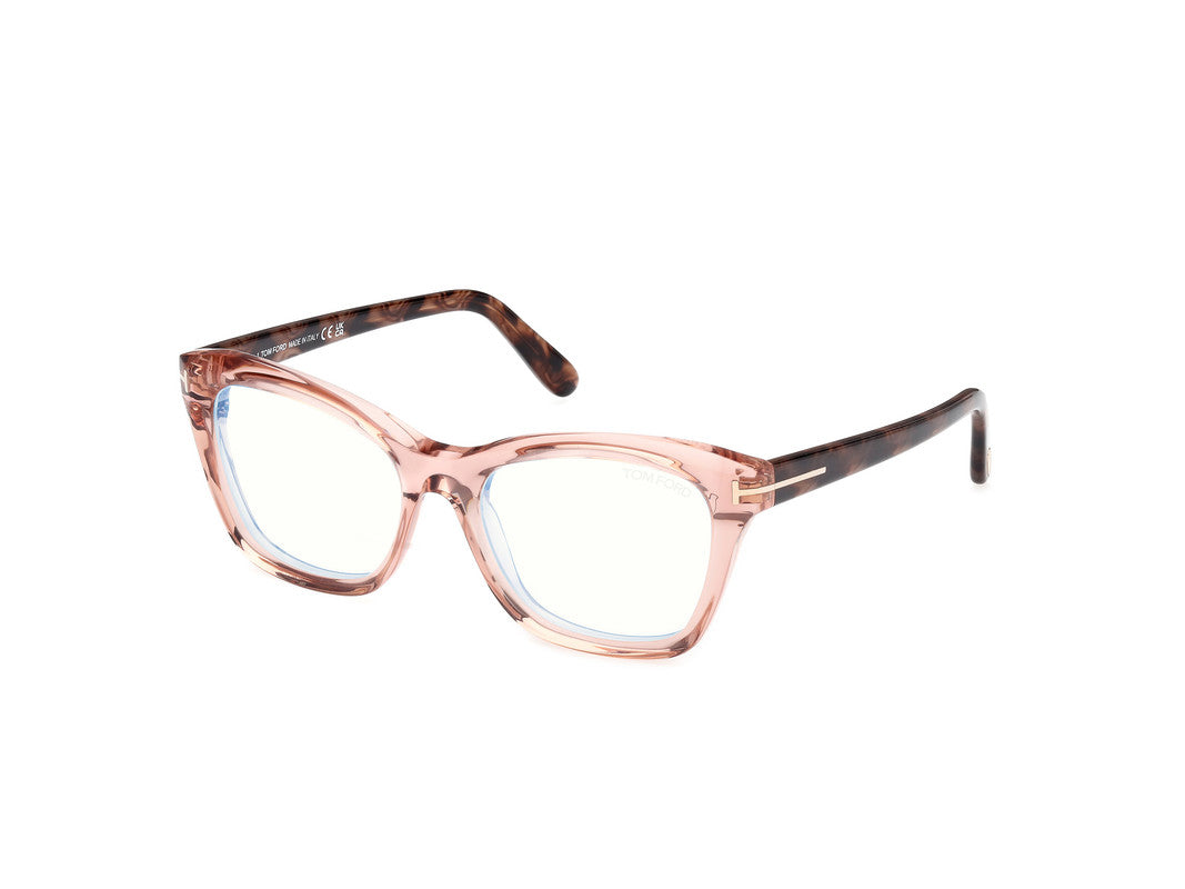 Shiny Light Pink Female Glasses Tom Ford 889214456502