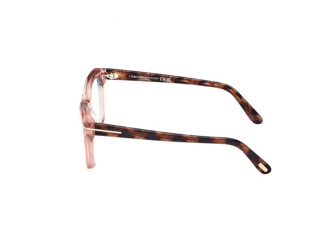 Shiny Light Pink Female Glasses Tom Ford 889214456502