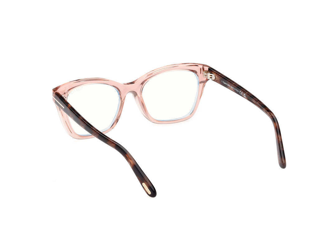 Shiny Light Pink Female Glasses Tom Ford 889214456502