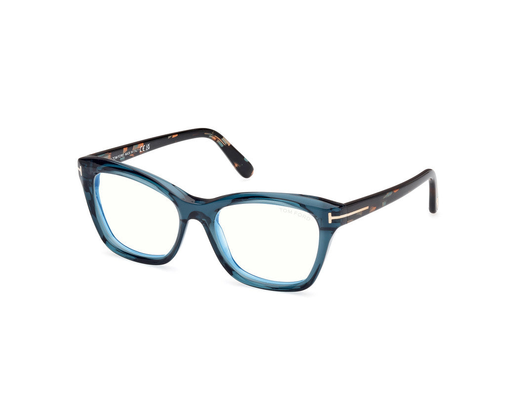 Shiny Turquoise Female Glasses Tom Ford 889214453310