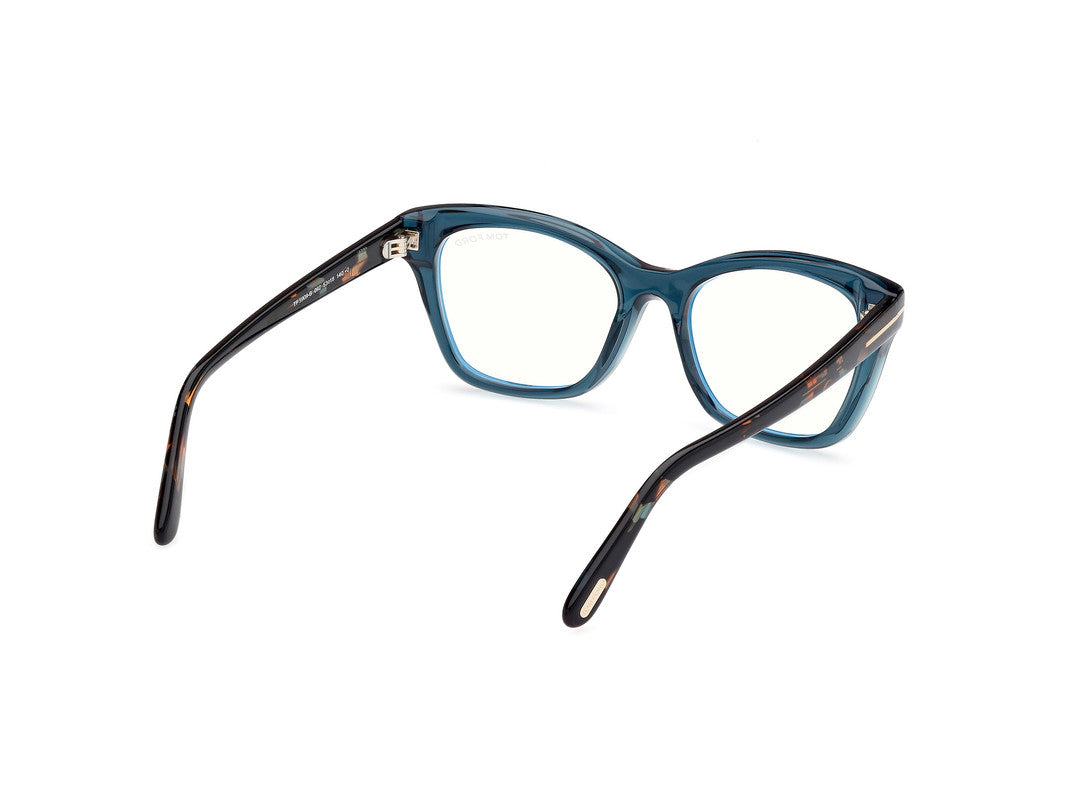 Shiny Turquoise Female Glasses Tom Ford 889214453310