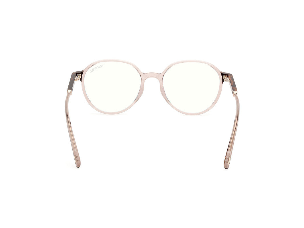 Shiny Light Brown Female Glasses Tom Ford 889214443823