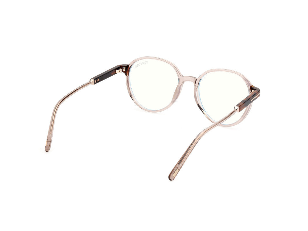 Shiny Light Brown Female Glasses Tom Ford 889214443823