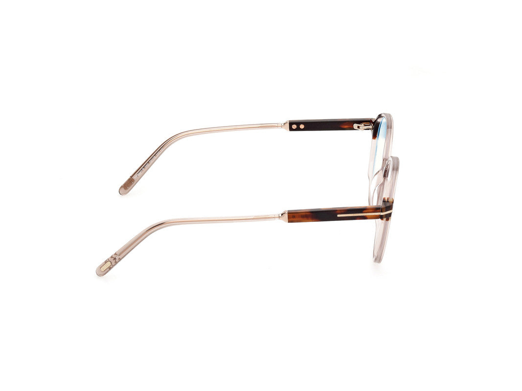 Shiny Light Brown Female Glasses Tom Ford 889214443823