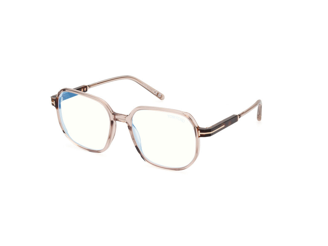 Shiny Light Brown Female Glasses Tom Ford 889214443861