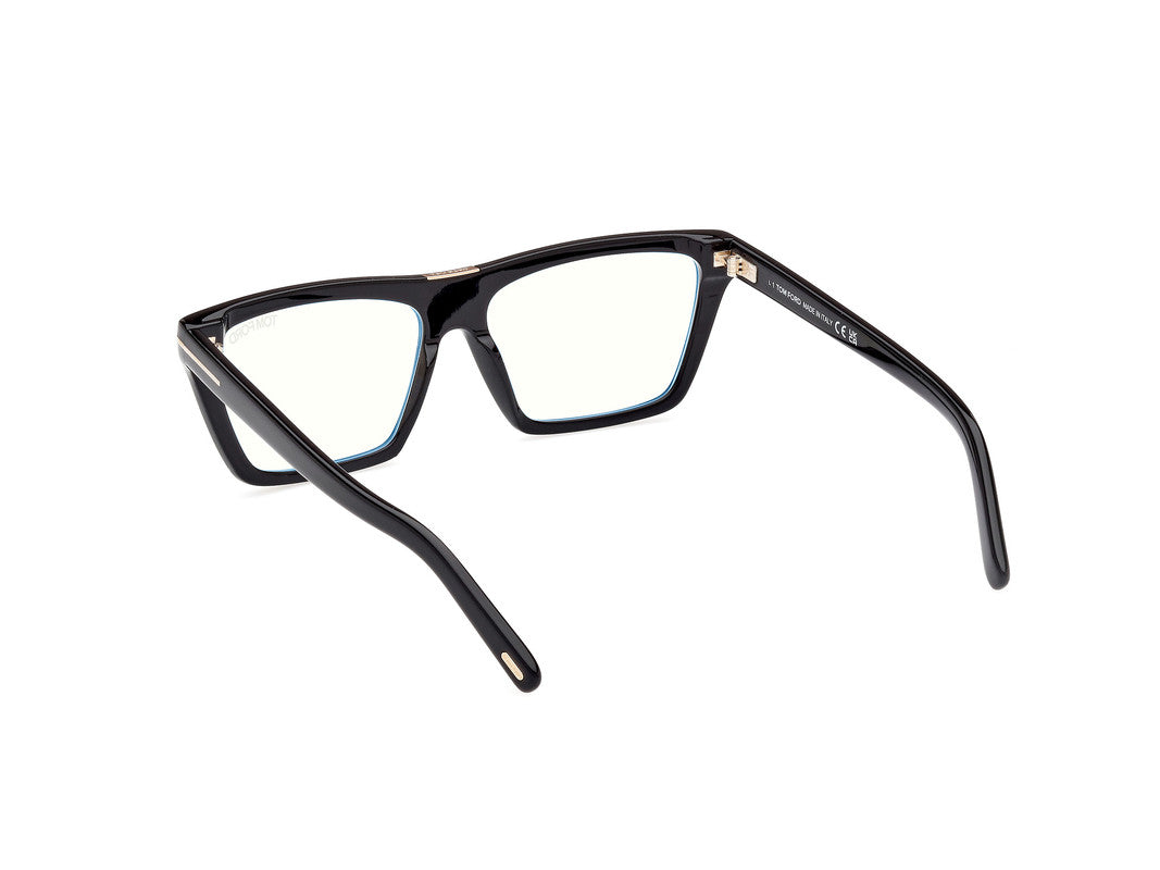 Shiny Black Female Glasses Tom Ford 889214443892