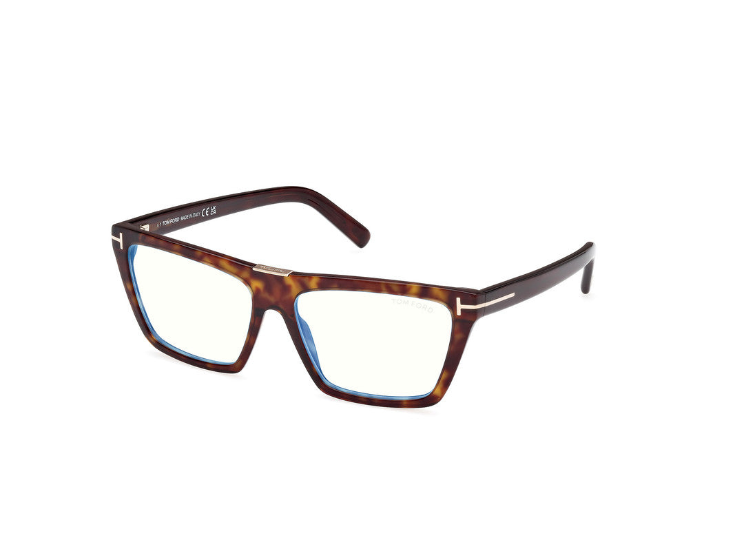 Dark Havana Female Glasses Tom Ford 889214443915