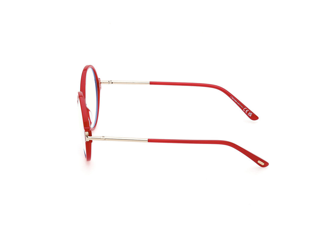 Shiny Light Red Female Glasses Tom Ford 889214443984