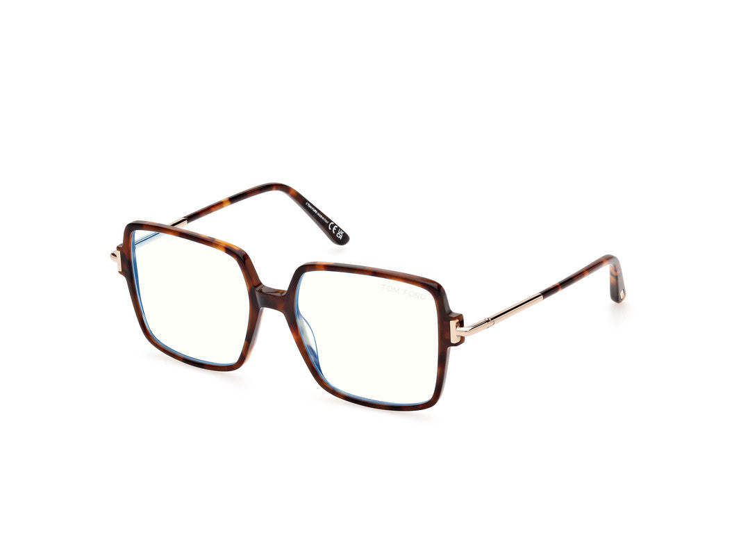 Red Havana Female Glasses Tom Ford 889214444028