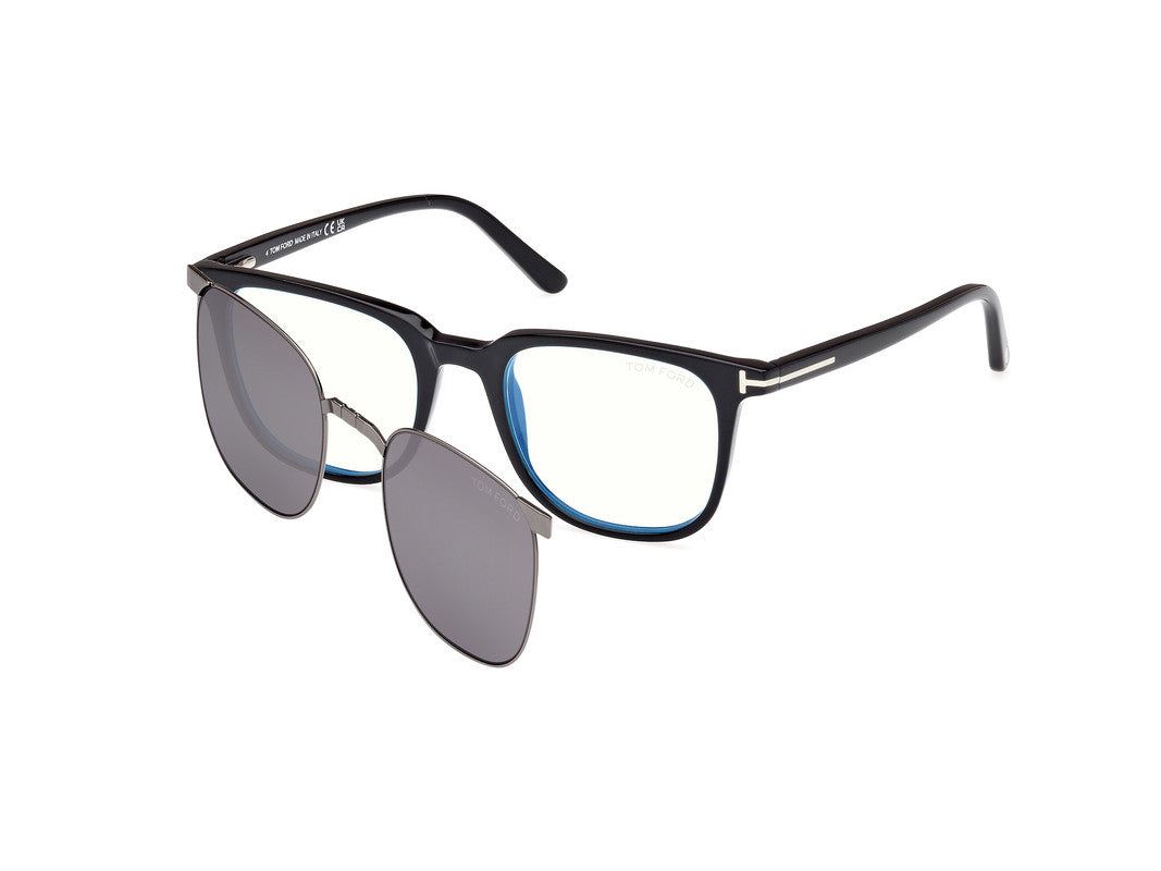 Shiny Black Male Glasses Tom Ford 889214444042