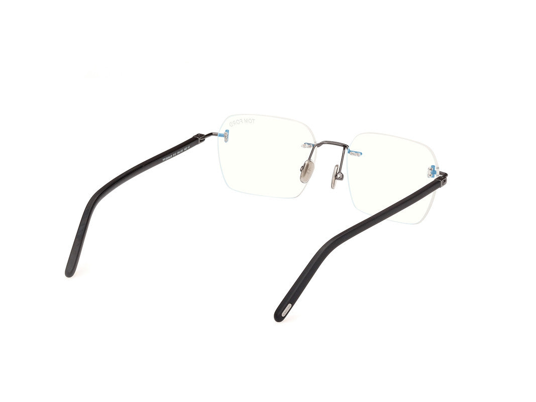 Shiny Dark Ruthenium Male Glasses Tom Ford 889214488381