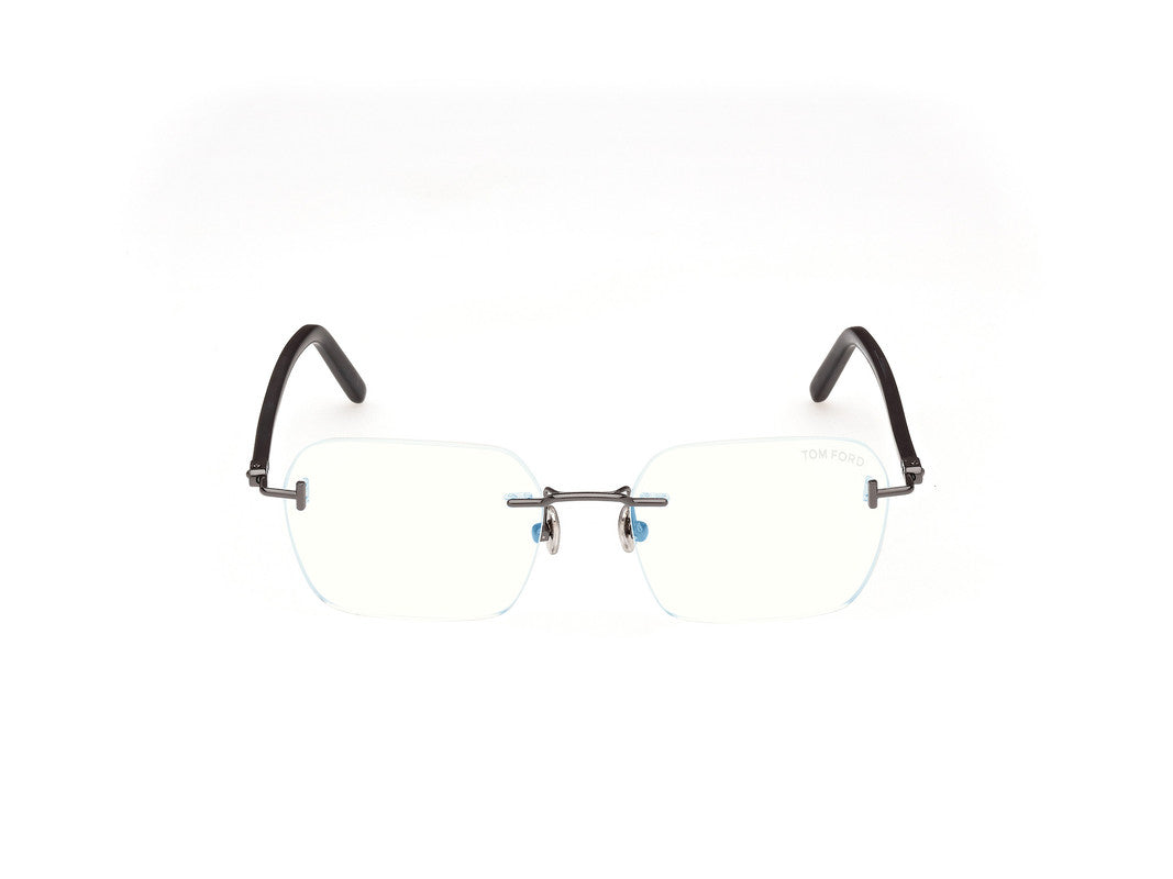 Shiny Dark Ruthenium Male Glasses Tom Ford 889214488381