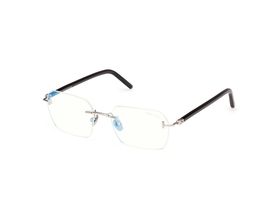 Shiny Palladium Male Glasses Tom Ford 889214488398