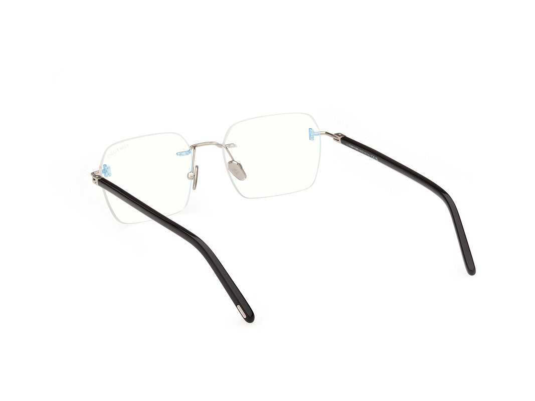 Shiny Palladium Male Glasses Tom Ford 889214488398