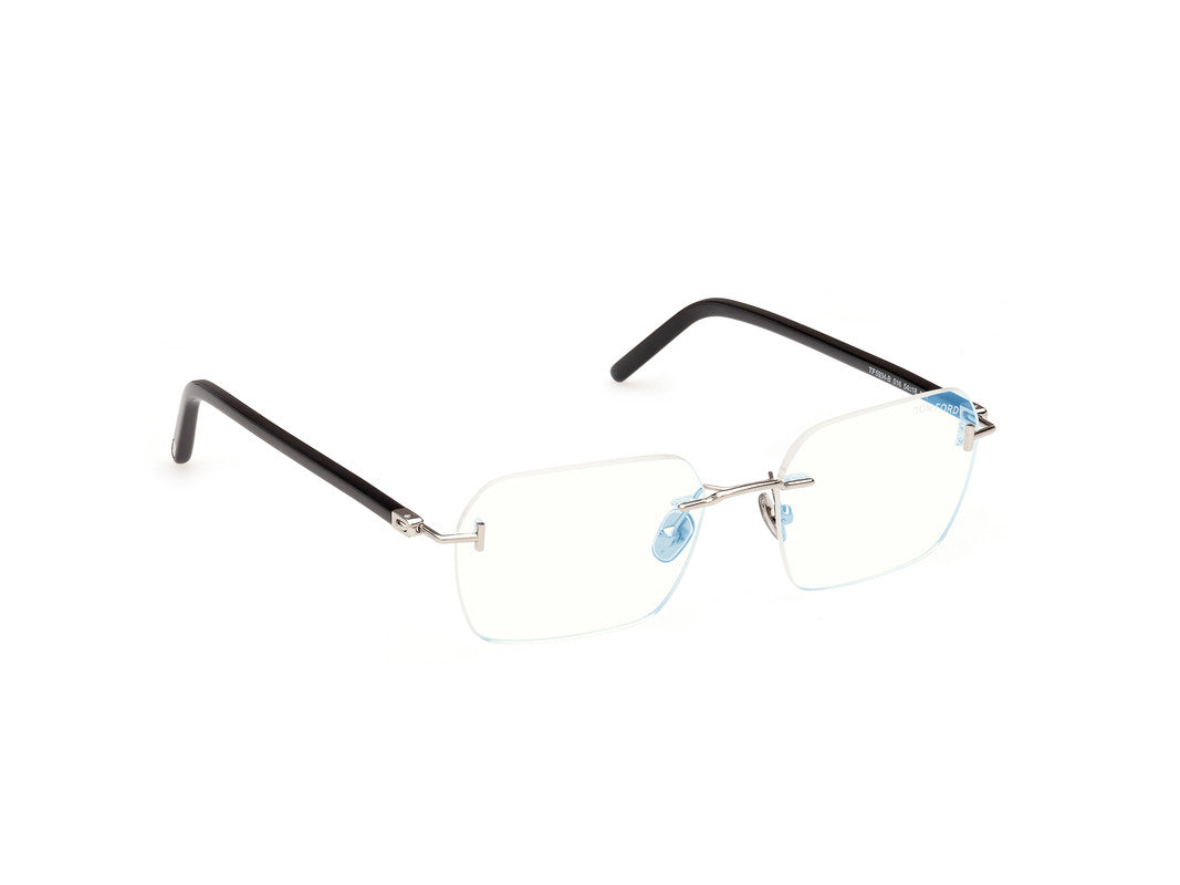 Shiny Palladium Male Glasses Tom Ford 889214488398