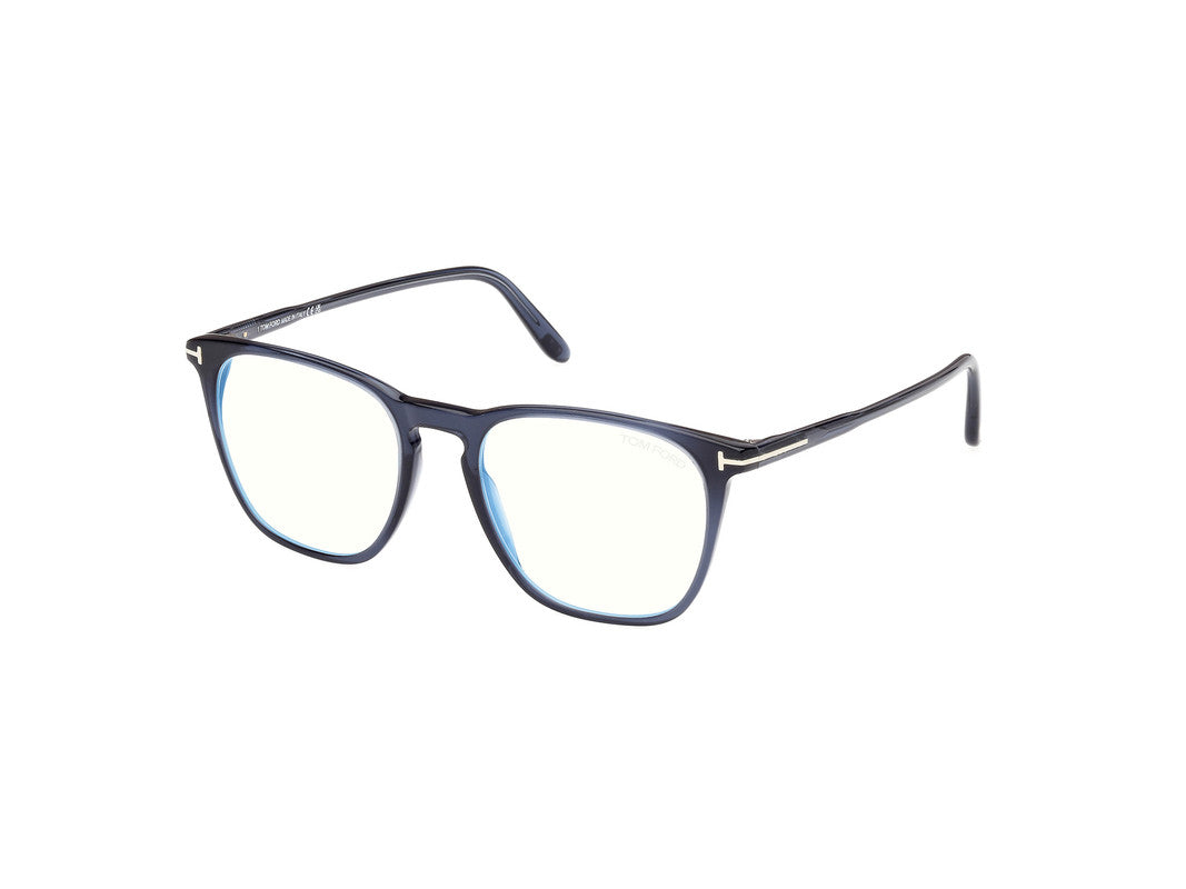 Shiny Blue Male Glasses Tom Ford 889214488480