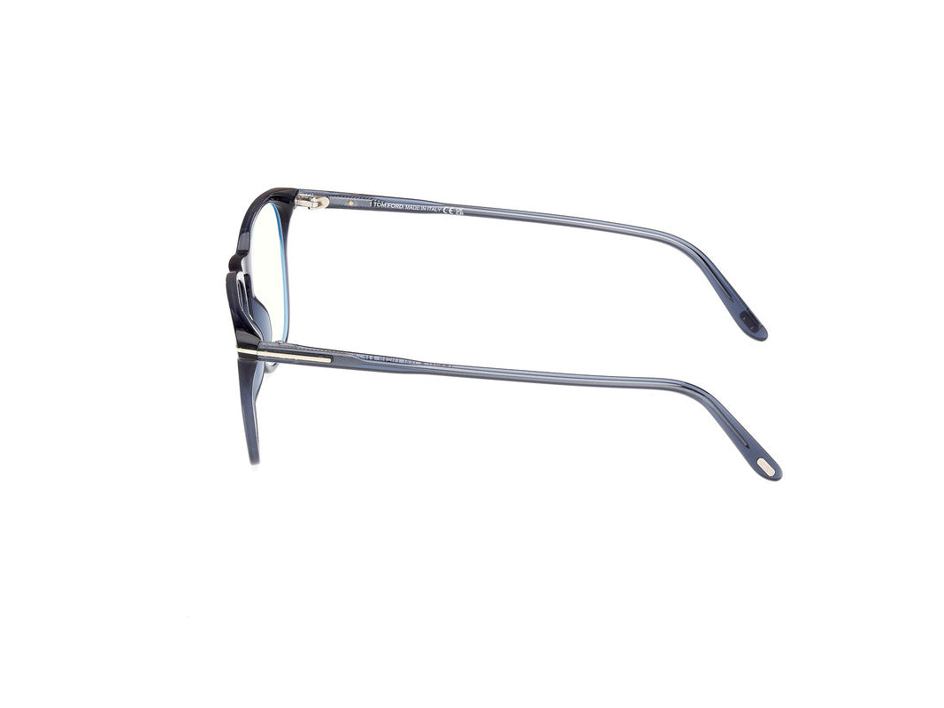 Shiny Blue Male Glasses Tom Ford 889214488480