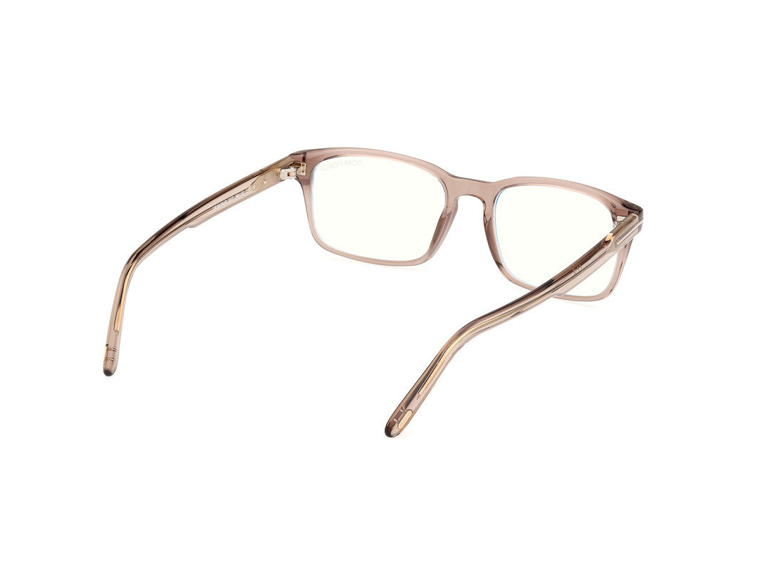 Shiny Beige Male Glasses Tom Ford 889214488510