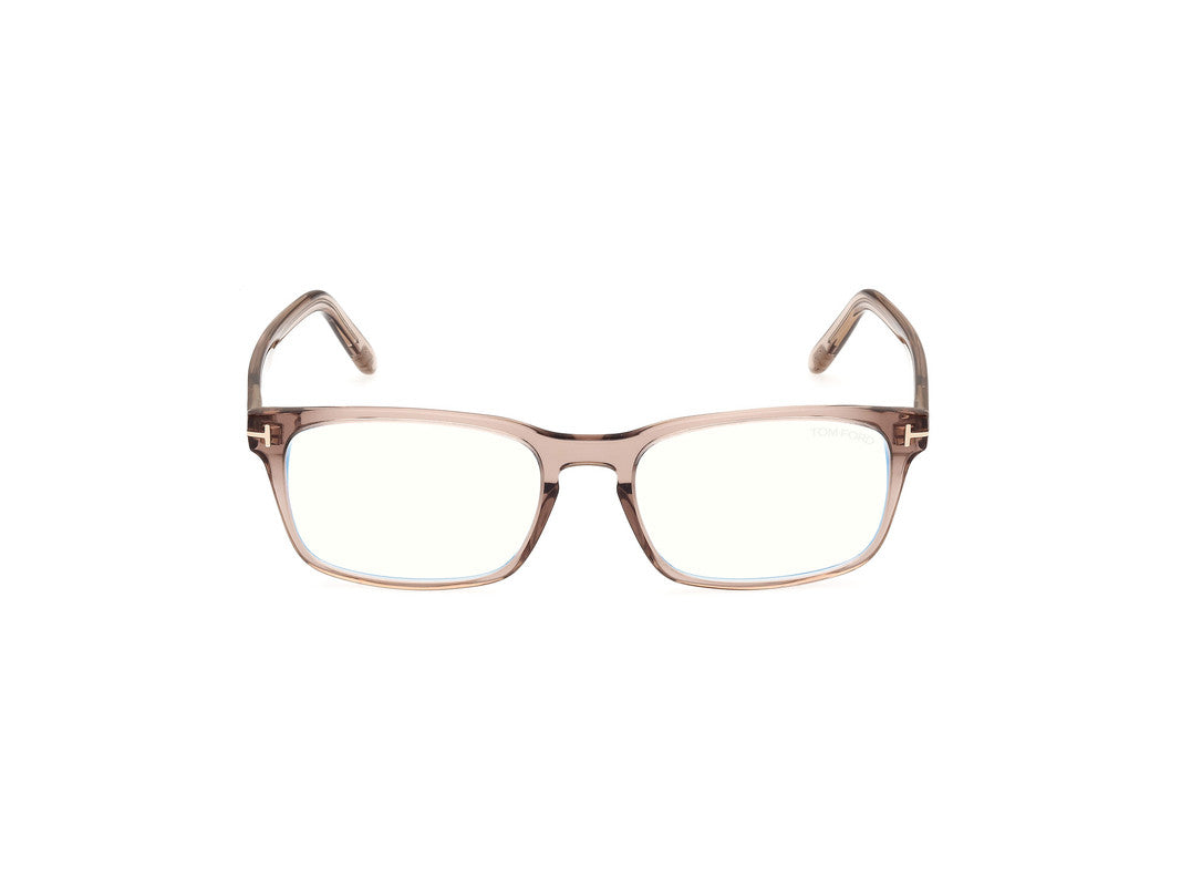 Shiny Beige Male Glasses Tom Ford 889214488510