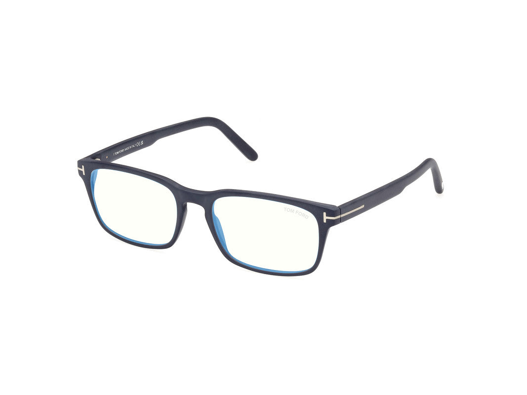 Matte Blue Male Glasses Tom Ford 889214488527